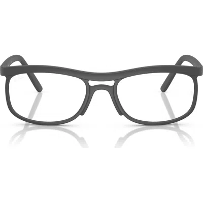 Ray Ban Ray-ban 56mm Pillow Optical Glasses In Grey