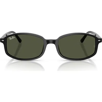 Ray Ban Ray-ban 56mm Square Sunglasses In Green