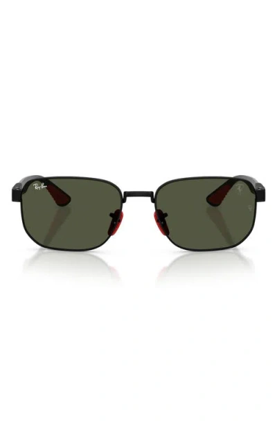 Ray Ban Ray-ban 59mm Ferrari Irregular Sunglasses In Gray