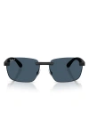 Ray Ban Ray-ban 62mm Polarized Irregular Sunglasses