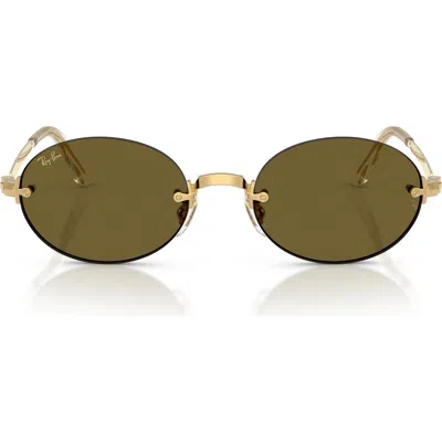 Ray Ban Ray-ban A$ap Rocky 54mm Oval Sunglasses In Neutral
