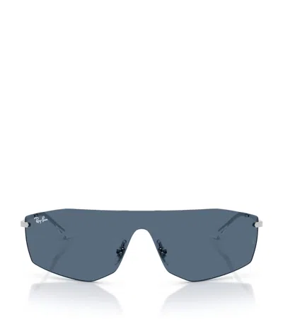 Ray Ban Ray-ban Bio-based Irregular Alix Sunglasses In Blue