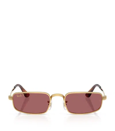 Ray Ban Ray-ban By A$ap Rocky Pillow Sunglasses In Gold