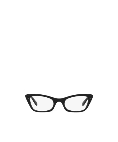 Ray Ban Ray-ban Cat-eye Frame Glasses In Metallic