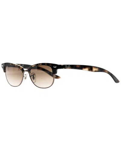 Pre-owned Ray Ban Clubmaster Sunglasses In Brown Acetate