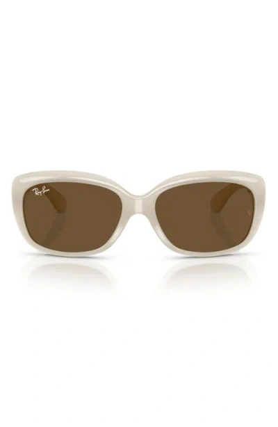 Ray Ban Ray-ban Jackie Ohh 58mm Cat Eye Sunglasses In Neutral