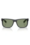 Ray Ban Ray-ban Justin 54mm Rectangular Sunglasses In Black