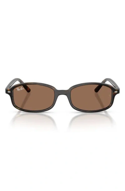 Ray Ban Ray-ban Kids' 49mm Irregular Sunglasses In Brown