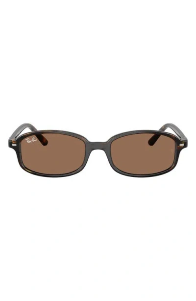 Ray Ban Ray-ban Kids' 49mm Irregular Sunglasses In Brown