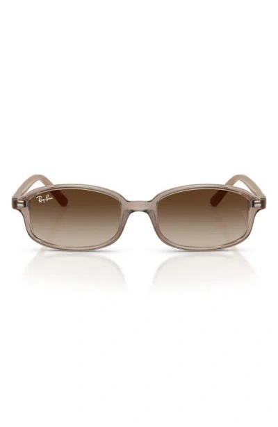 Ray Ban Ray-ban Kids' 49mm Irregular Sunglasses In Brown