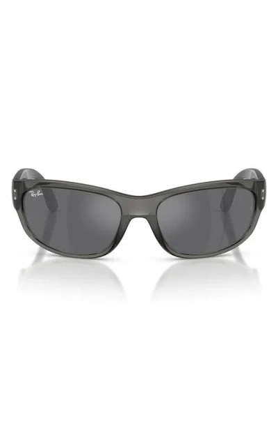 Ray Ban Ray-ban Kids' 55mm Square Sunglasses In Gray