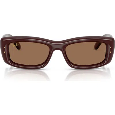 Ray Ban Ray-ban Kiliane Puffer 55mm Rectangular Sunglasses In Multi