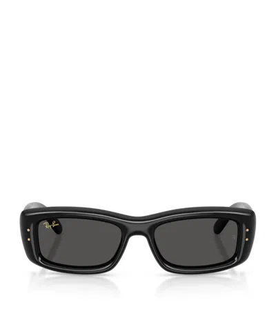 Ray Ban Ray-ban Kiliane Puffer Rectangle Sunglasses In Black