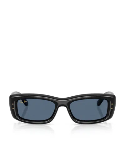 Ray Ban Ray-ban Kiliane Puffer Rectangle Sunglasses In Black
