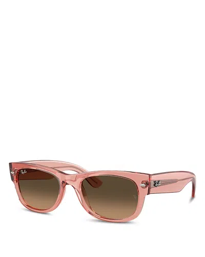 Ray Ban Ray-ban Mega Wayfarer Ii Square Sunglasses, 52mm In Brown