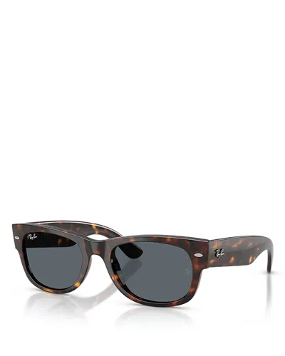 Ray Ban Ray-ban Mega Wayfarer Ii Square Sunglasses, 52mm In Brown