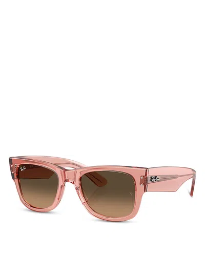 Ray Ban Ray-ban Mega Wayfarer Square Sunglasses, 51mm In Burgundy
