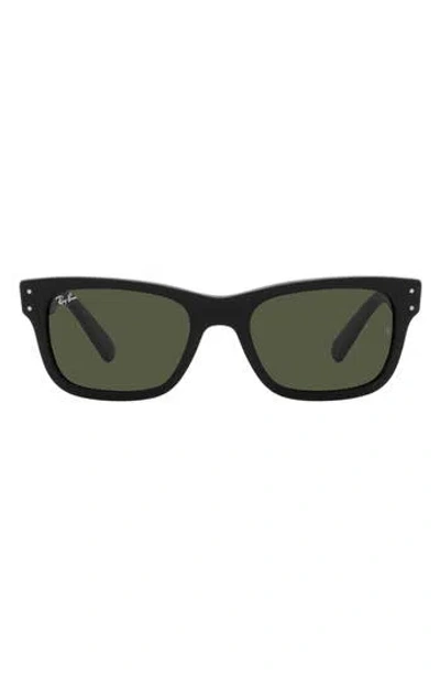 Ray Ban Ray-ban Mr. Burbank 52mm Rectangular Sunglasses In Black
