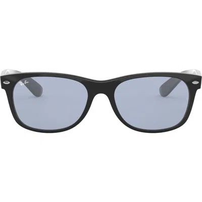 Ray Ban Ray-ban New Wayfarer 55mm Rectangular Sunglasses In Black