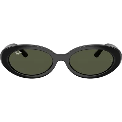 Ray Ban Ray-ban Oval Sunglasses In Black