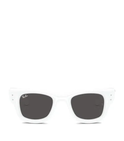 Ray Ban Ray-ban Puffer Crystal Edition Wayfarer Sunglasses In Metallic