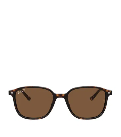 Ray Ban Ray-ban Rb2193 Leonard Square Sunglasses In Brown