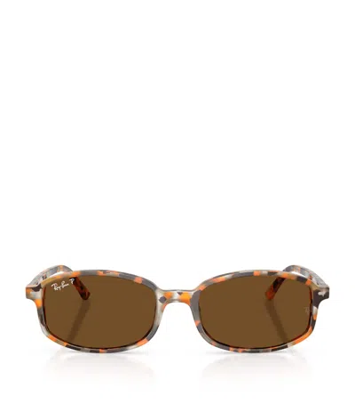 Ray Ban Ray-ban Rb2232 Sam Irregular Sunglasses In Brown