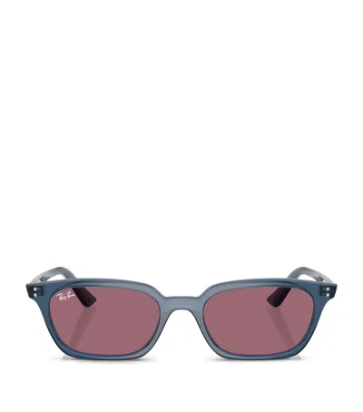 Ray Ban Ray-ban Rb4456 Zaya Bio-based Sunglasses In Gray