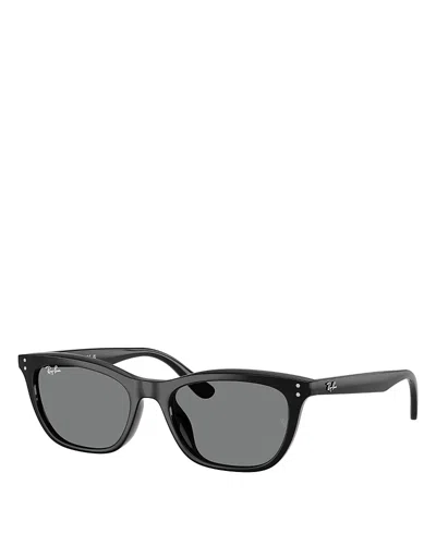 Ray Ban Ray-ban Rectangular Sunglasses, 54mm In Black