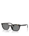 Ray Ban Ray-ban Rectangular Sunglasses, 54mm In Black
