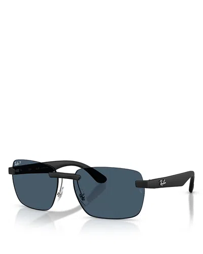 RAY BAN RAY-BAN RECTANGULAR SUNGLASSES, 59MM
