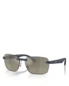 Ray Ban Ray-ban Rectangular Sunglasses, 59mm In Gray