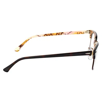 Pre-owned Ray Ban Ray-ban Rx 5154 5650 Clubmaster Plastic Tortoise/ Havana Eyeglass In Sand