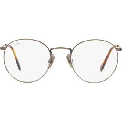 Ray Ban Ray-ban Rx8247v 47mm Square Optical Glasses In Burgundy