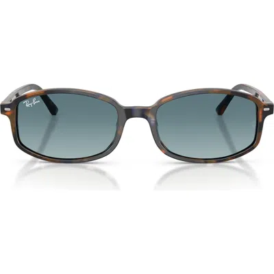 Ray Ban Ray-ban Sam 56mm Irregular Oval Sunglasses In Neutral