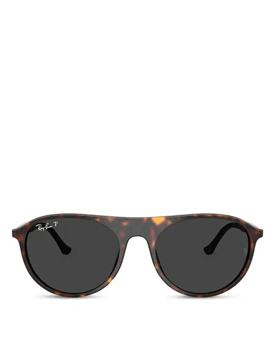 Ray Ban Ray-ban Square Sunglasses, 56mm In Brown
