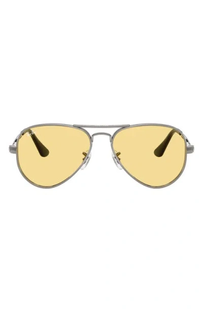 Ray Ban Ray-ban The Aviator Max 58mm Pilot Sunglasses In Silver