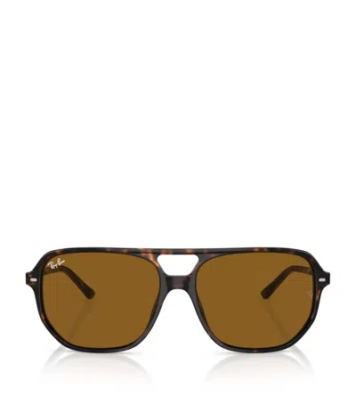 Ray Ban Ray-ban Tortoiseshell Bill One Square Sunglasses In Brown