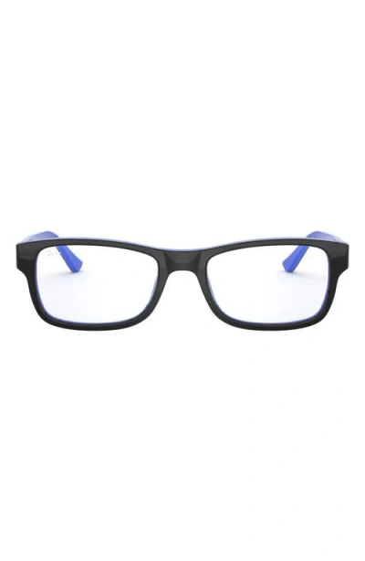 Ray Ban Ray-ban Unisex 52mm Rectangular Optical Glasses In Multi