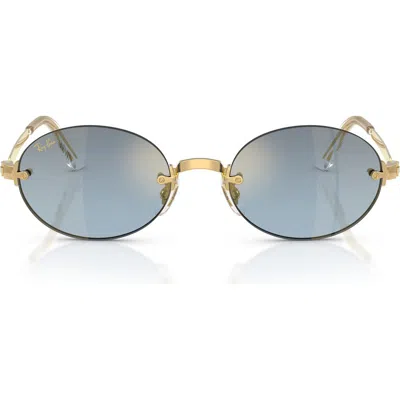Ray Ban Ray-ban X A$ap Rocky 54mm Gradient Oval Sunglasses In Pattern