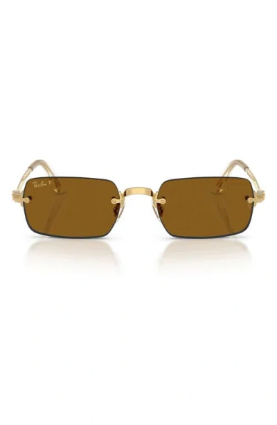 RAY BAN RAY-BAN X A$AP ROCKY 54MM POLARIZED RIMLESS SUNGLASSES