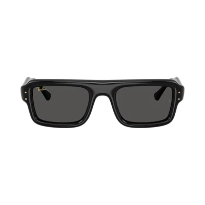 Pre-owned Ray Ban Ray-ban X A$ap Rocky Kiliane Puffer 'black/grey' | Men's Size 55