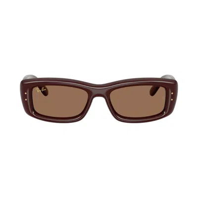 Pre-owned Ray Ban Ray-ban X A$ap Rocky Kiliane Puffer 'transparent Brown/brown' | Men's Size 55