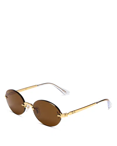 Ray Ban Ray-ban X A$ap Rocky Round Sunglasses, 54mm In Brown