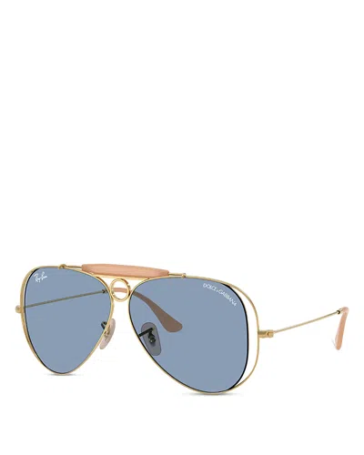 Ray Ban Ray-ban X Dolce & Gabbana Aviator Sunglasses, 58mm In Purple