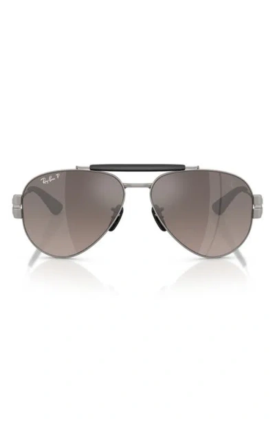 Ray Ban Ray-ban X Ferrari 58mm Polarized Phantos Sunglasses In Neutral
