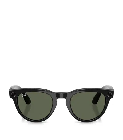 Ray Ban Ray-ban X Meta Low-bridge Headliner Sunglasses In Black
