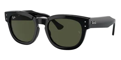 Ray Ban Rb0298sf Mega Hawkeye Asian Fit 901/31 Men's Sunglasses Black Size 53 In Orange