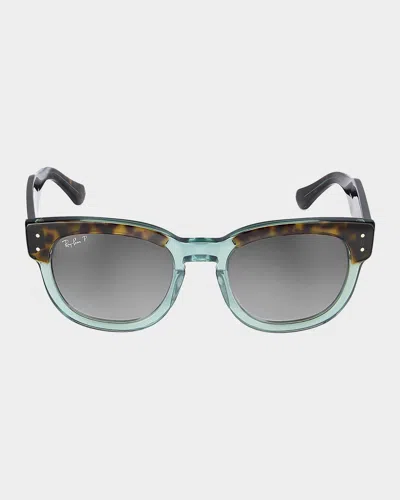 Ray Ban Rb029s Gradient Mega Hawkeye Sunglasses In Gray
