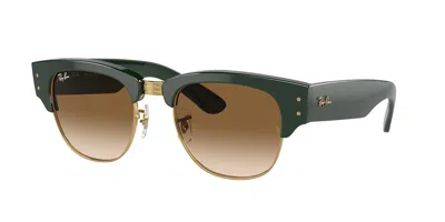 Ray Ban Rb0316s Mega Clubmaster 136851 Men's Sunglasses Green Size 50 In Brown